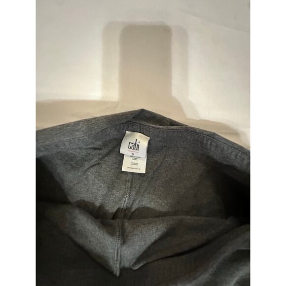 Cabi Fold-Over Waist Gray Leggings - Size S - Picture 4 of 7
